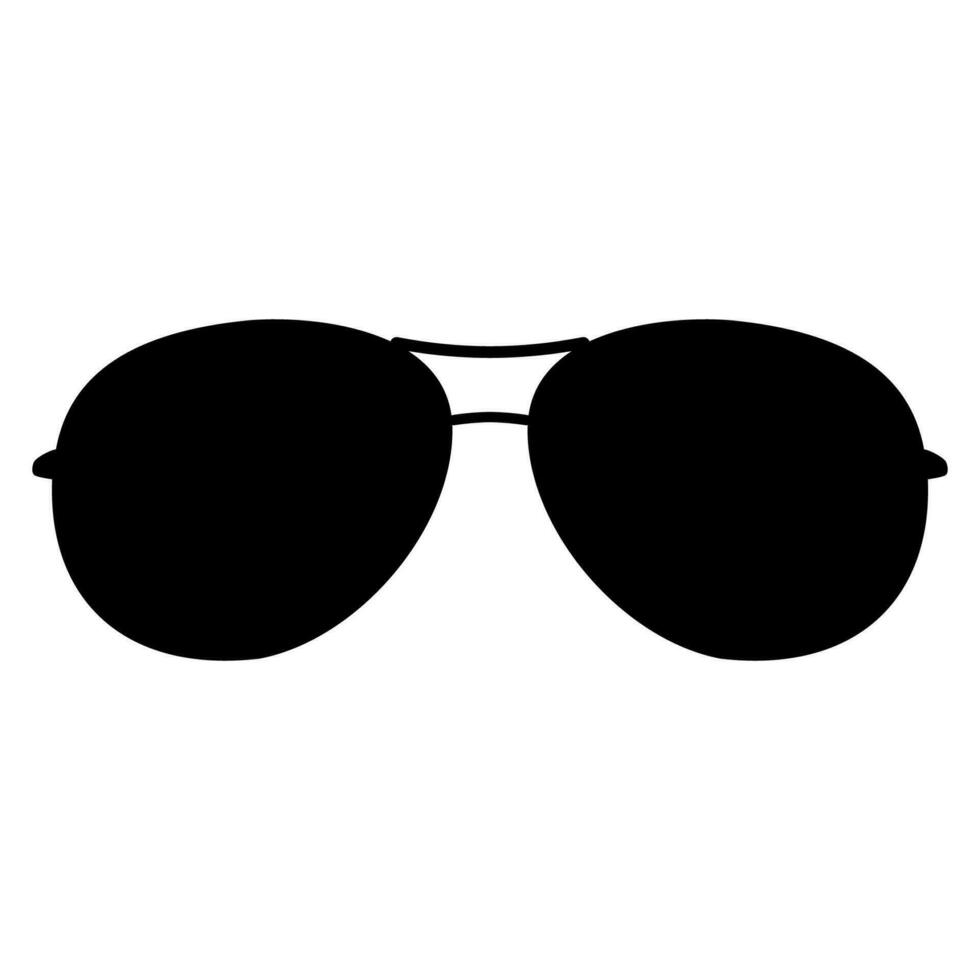 Sonnenbrille Symbol isoliert auf Weiß Hintergrund, Vektor Illustration