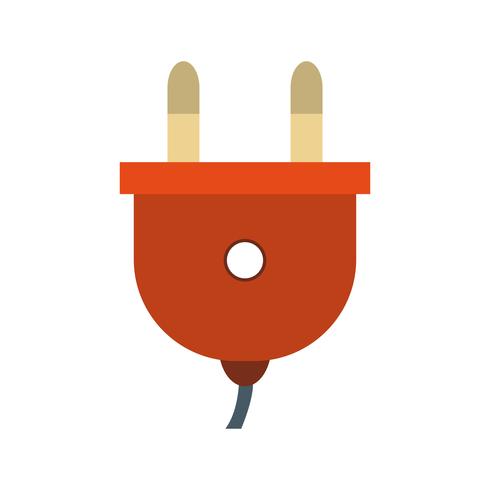 Plug-Vektor-Symbol vektor