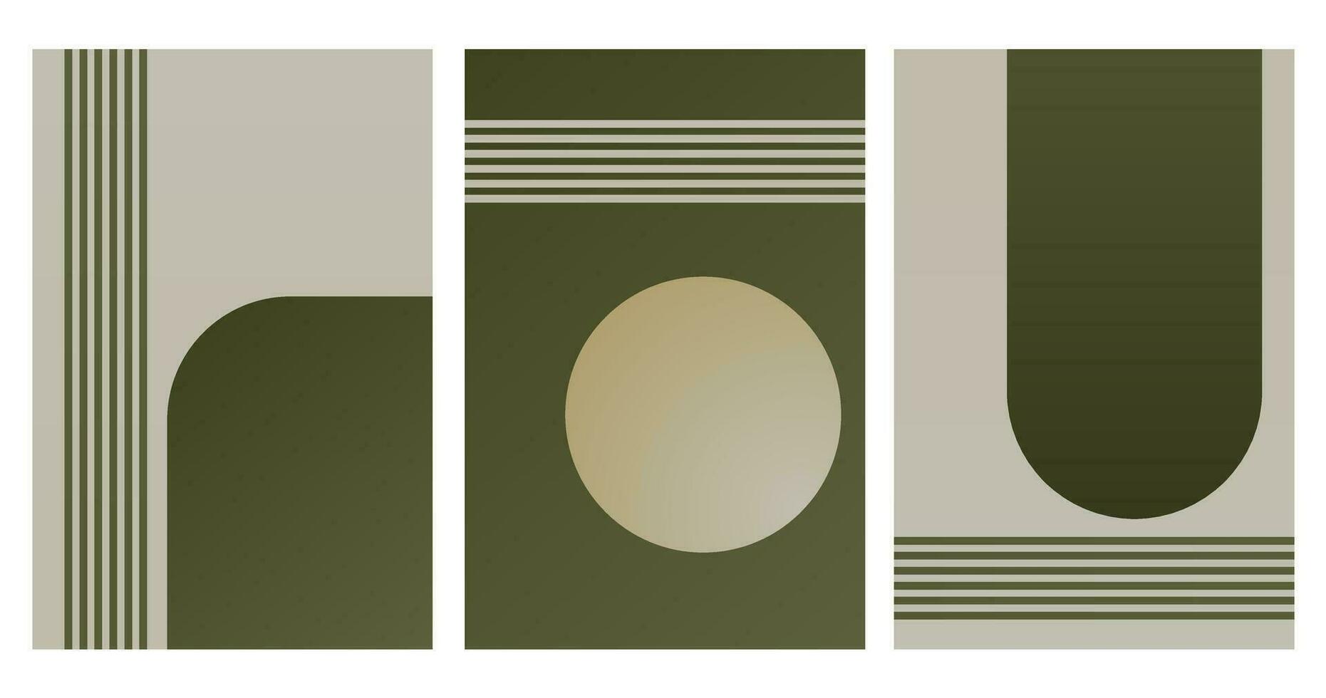 minimalistisk modern japandi neutral scandinavian vägg konst vektor