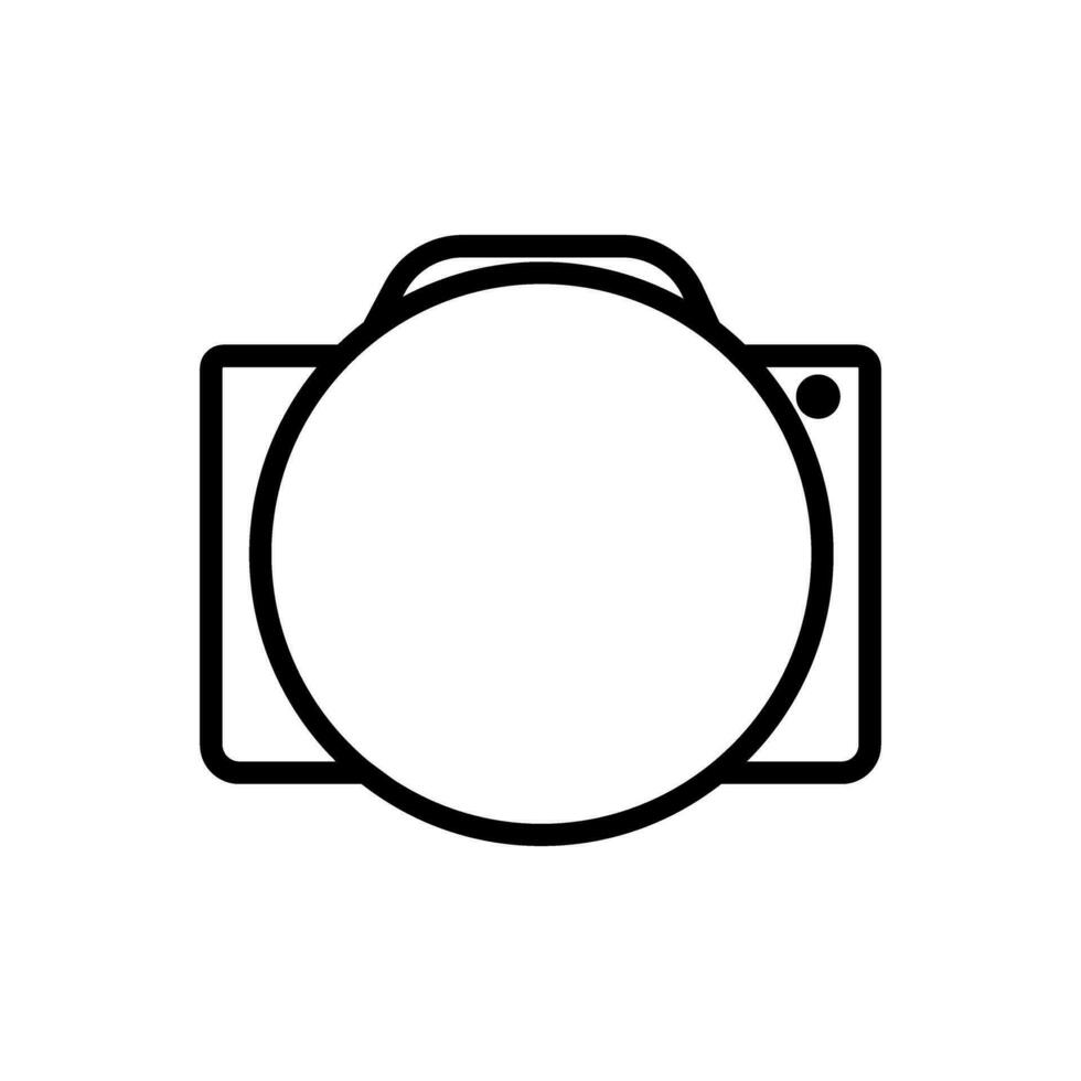 Kamera Symbol Vektor. Foto Illustration unterzeichnen. Foto Studio Symbol oder Logo. vektor