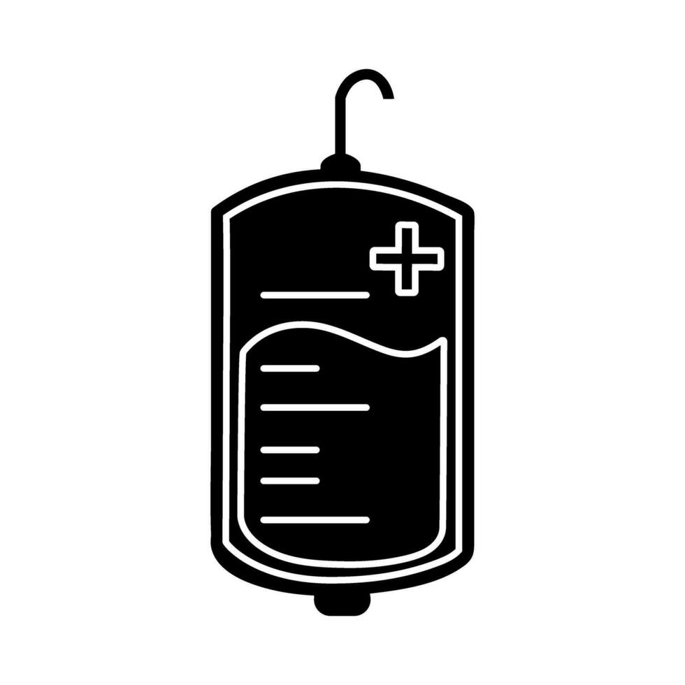 Blut Symbol Vektor. Blut Transfusion Illustration unterzeichnen. Blut Art Symbol oder Logo. vektor