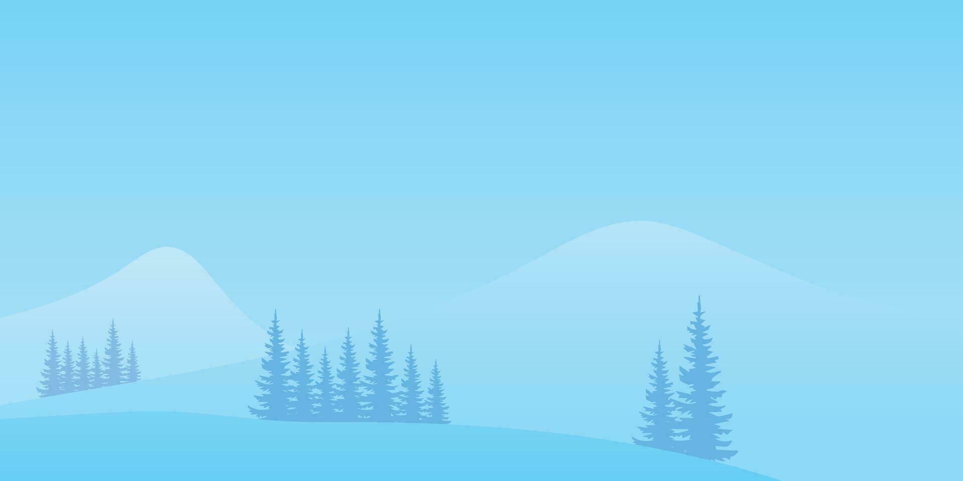 Vektor Design Hintergrund zum schneebedeckt Winter Berg Ansichten.
