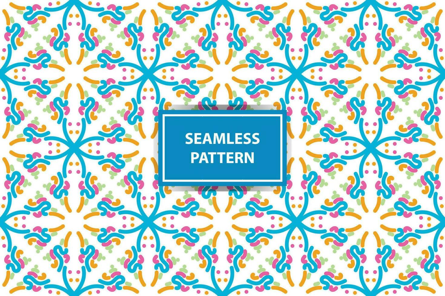 orientalisk mönster. vit, blå, orange och rosa bakgrund med arabicum ornament. mönster, bakgrunder och tapeter för din design. textil- prydnad. vektor illustration.