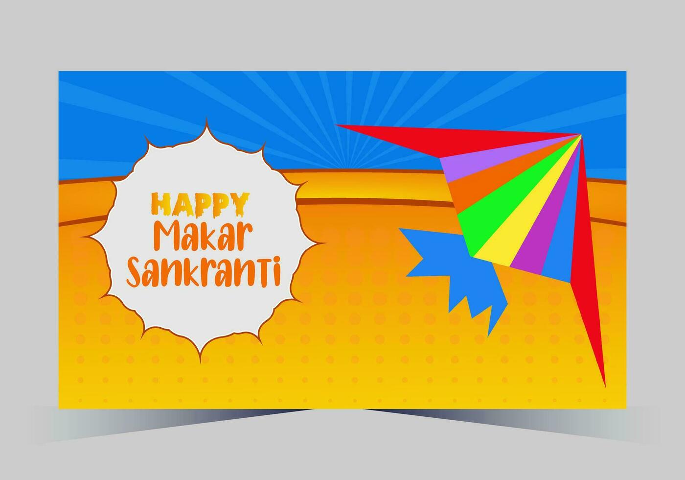 vektor indisk makar sankranti festival