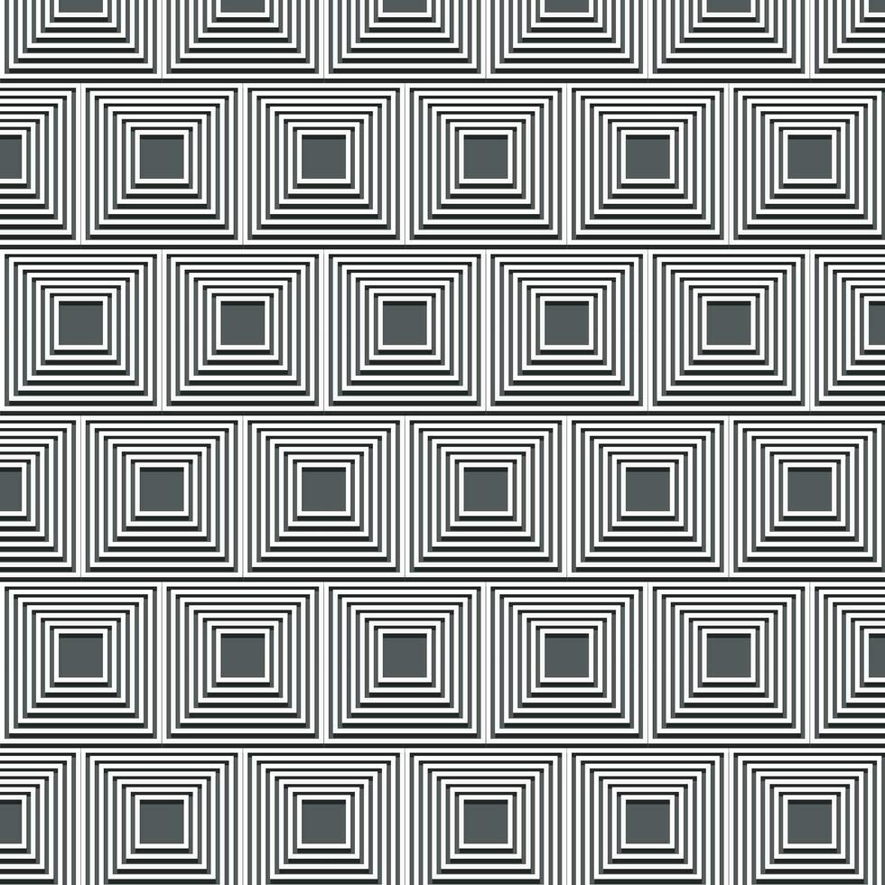 isometrisk geometrisk mönster grå kuber. ändlös kubisk bakgrund, sömlös tyg textur, vektor