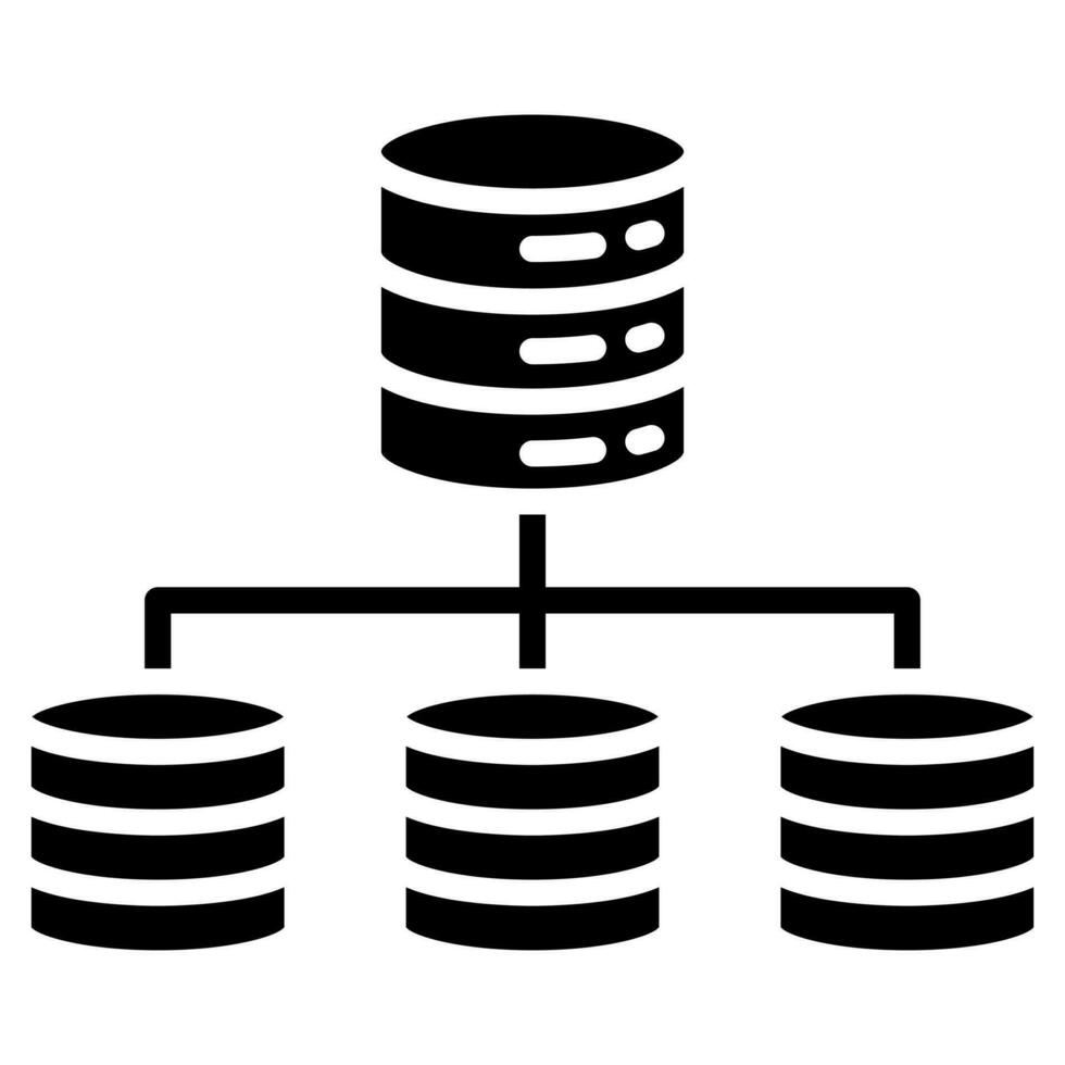 data modellering ikon linje vektor illustration