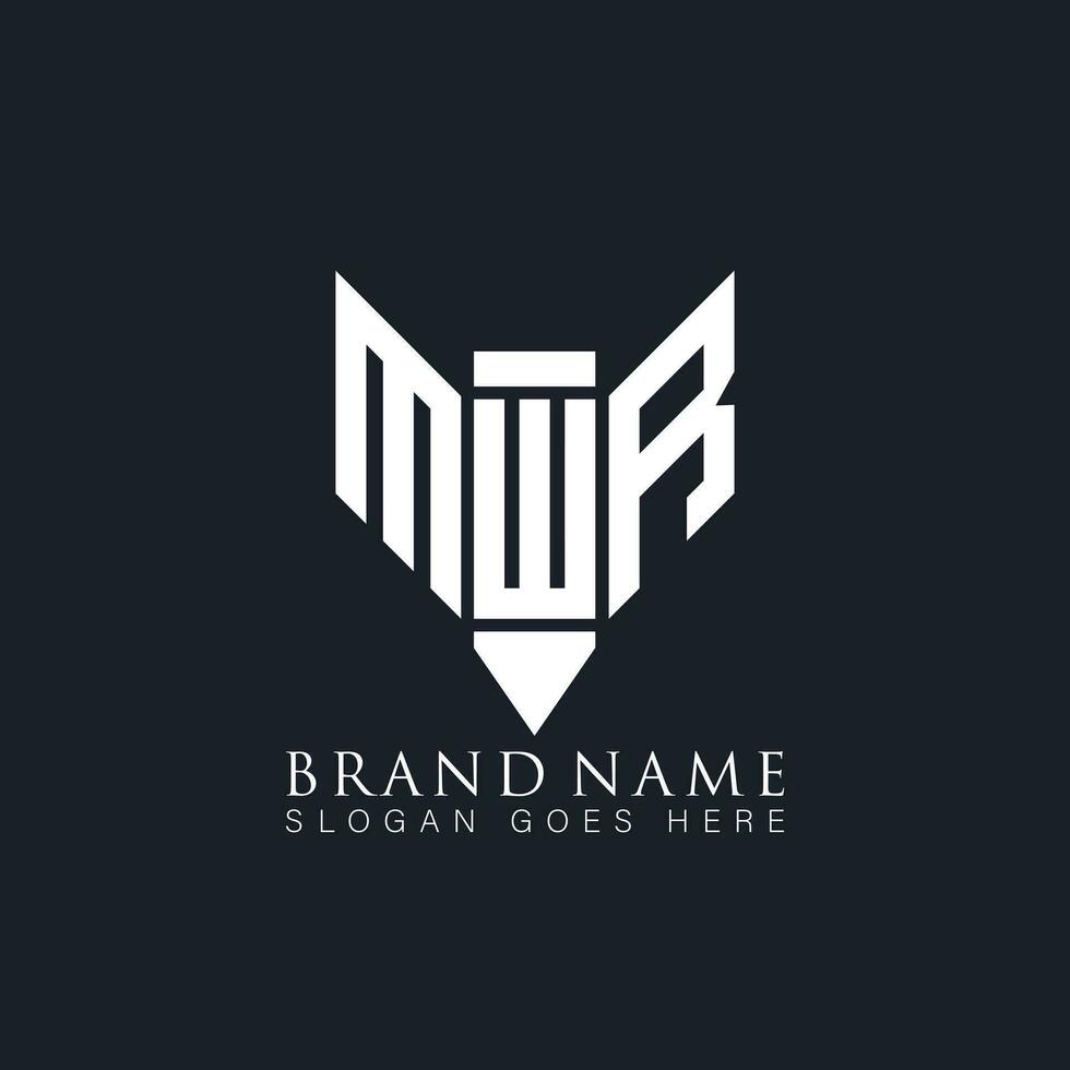 mwr abstrakt Brief Logo. mwr kreativ Monogramm Initialen Brief Logo Konzept. mwr einzigartig modern eben abstrakt Vektor Brief Logo Design.