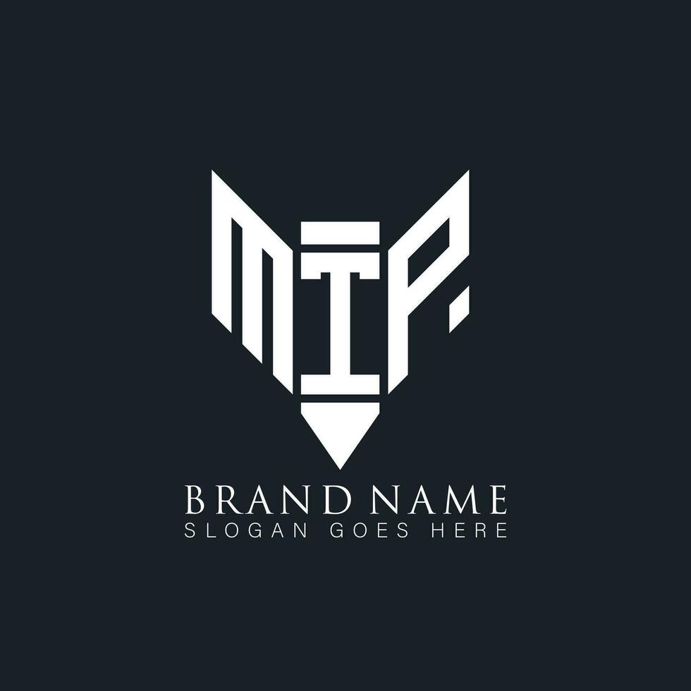 mtp abstrakt brev logotyp. mtp kreativ monogram initialer brev logotyp begrepp. mtp unik modern platt abstrakt vektor brev logotyp design.