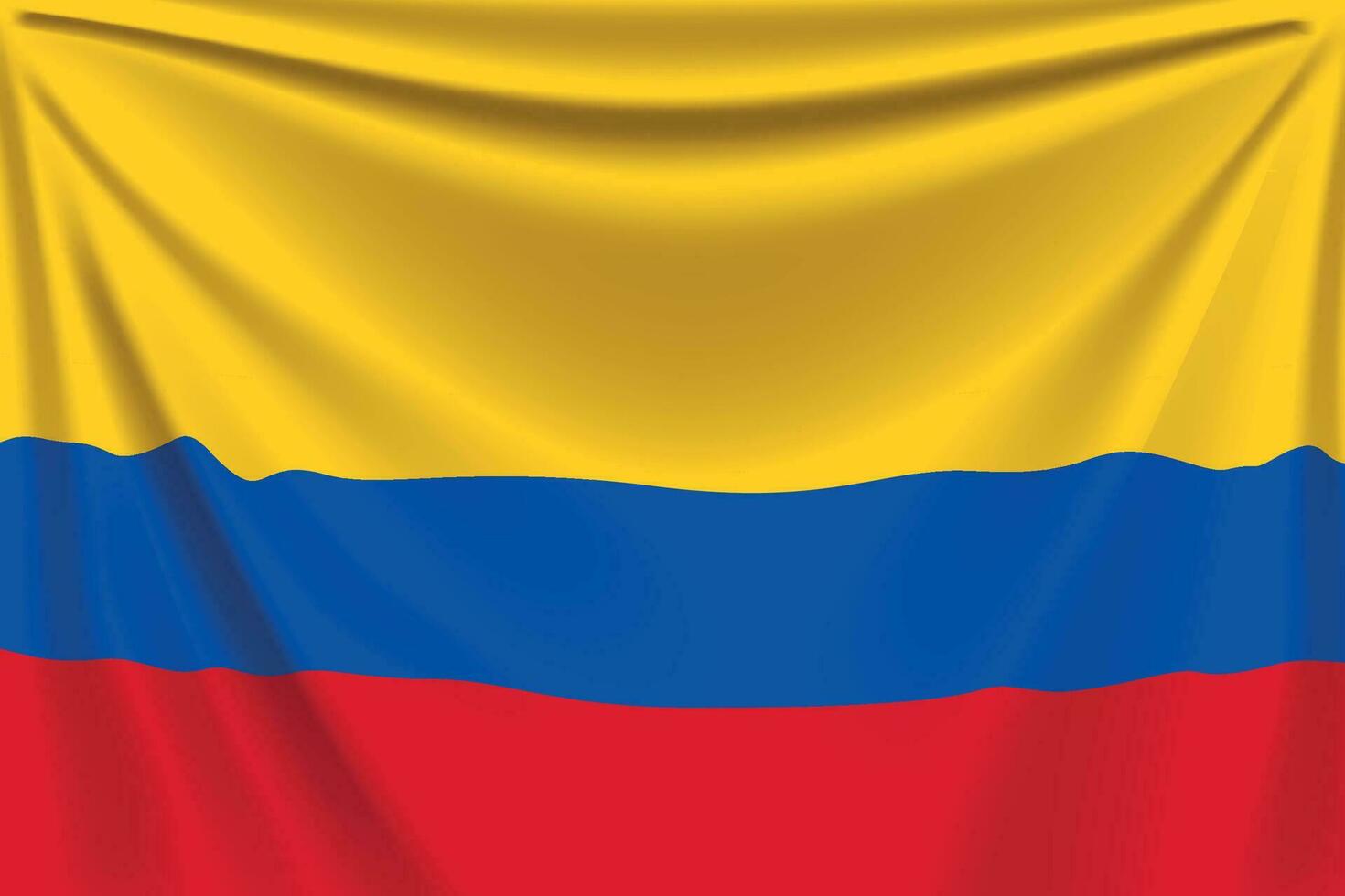 zurück Flagge Kolumbien vektor
