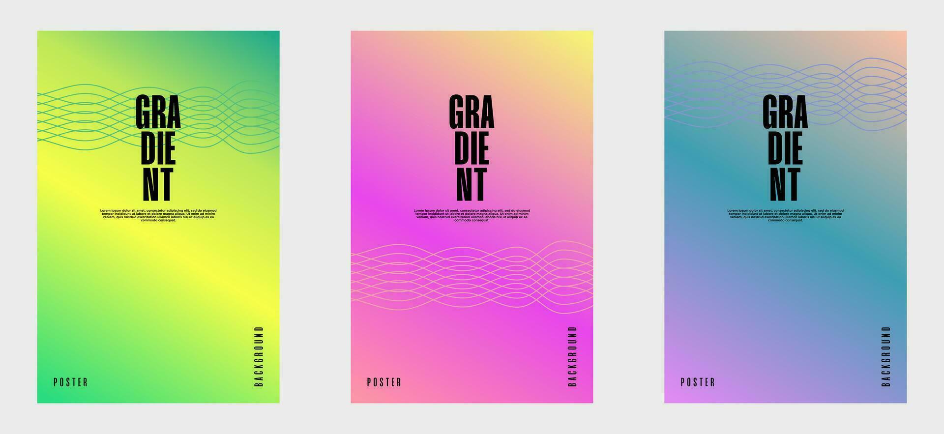 Sammlung von kreativ Startseite oder Poster Konzepte im modern minimalistisch Stil zum korporativ Identität, Marke, Sozial Medien Werbung, Promos. minimalistisch Startseite Design vektor