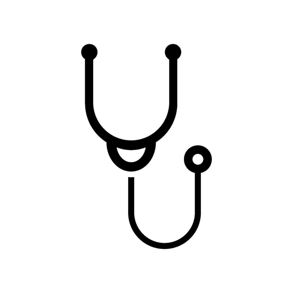 stetoskop ikon design vektor mall