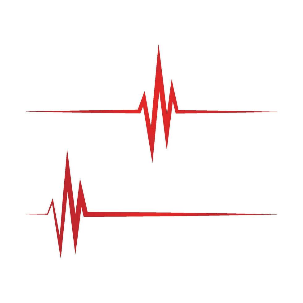 hälsa medicinsk hjärtslag puls vektor