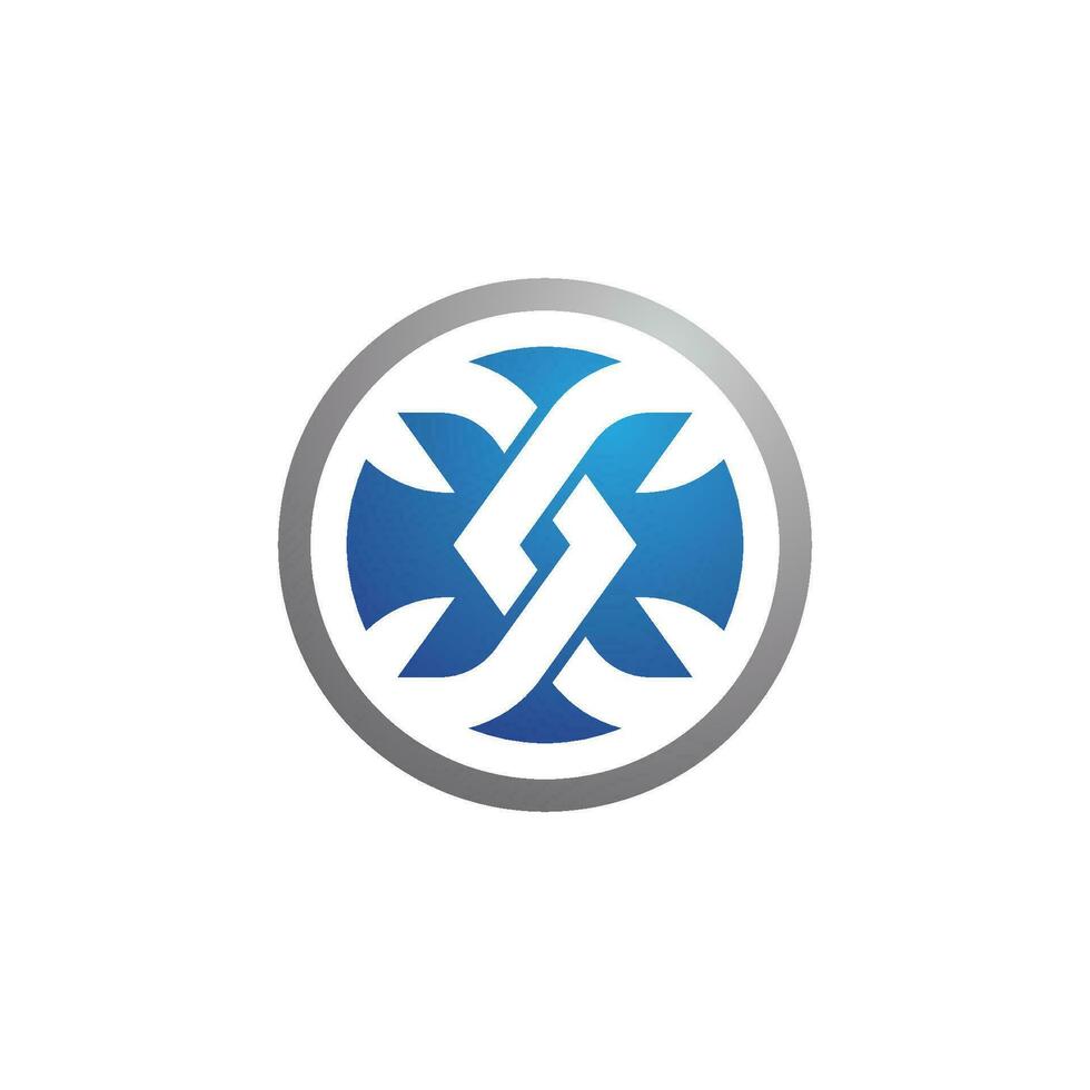 x Brief Logo Vorlage Vektor-Symbol vektor