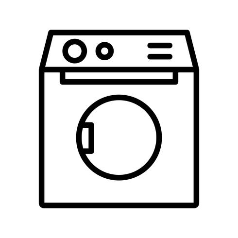 Tvättmaskin Vector Icon