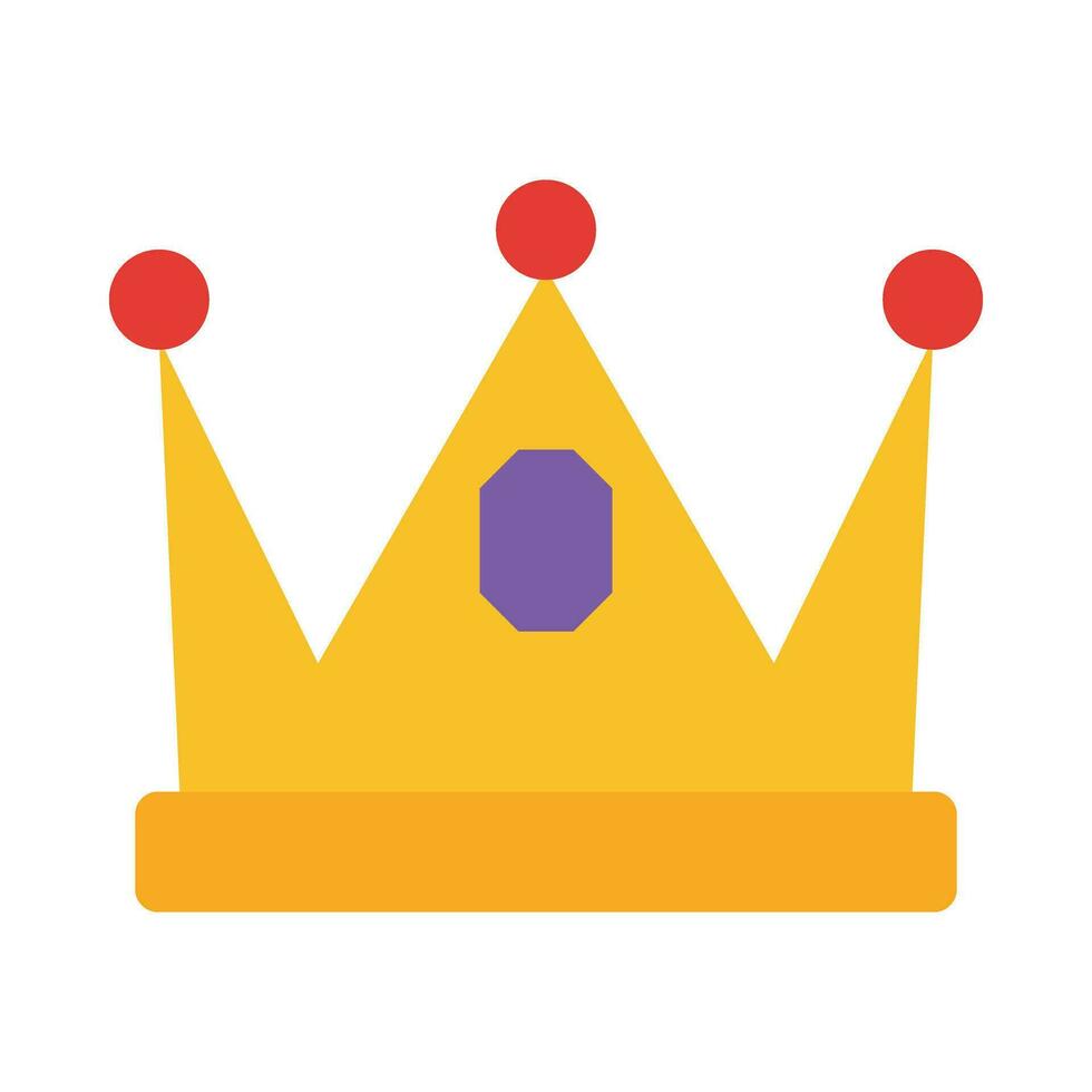 Krone Vektor eben Symbol zum persönlich und kommerziell verwenden.