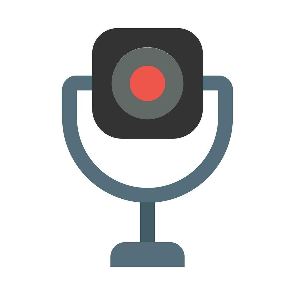 Webcam Vektor eben Symbol zum persönlich und kommerziell verwenden.