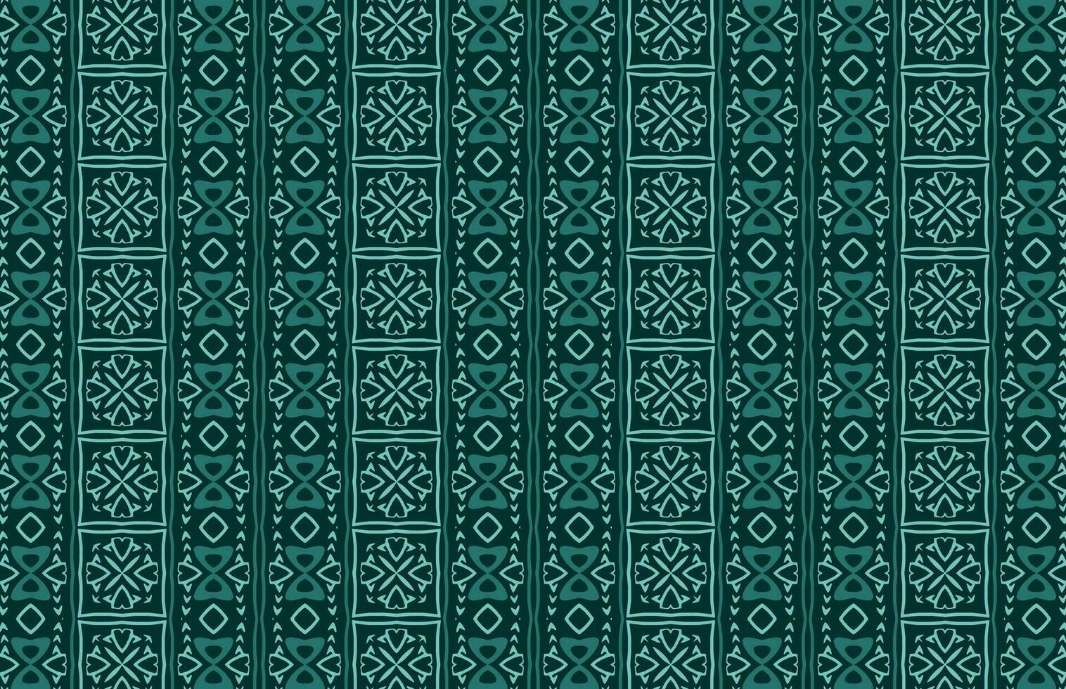 Blau Grunge Stammes- Stoff Design Muster vektor