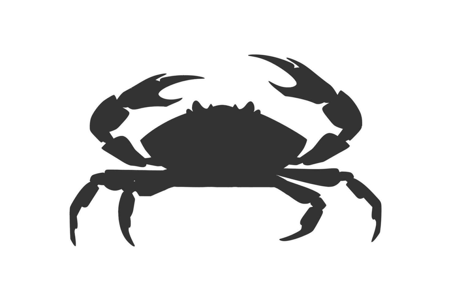 Krabbe Symbol. Vektor Illustration Design.