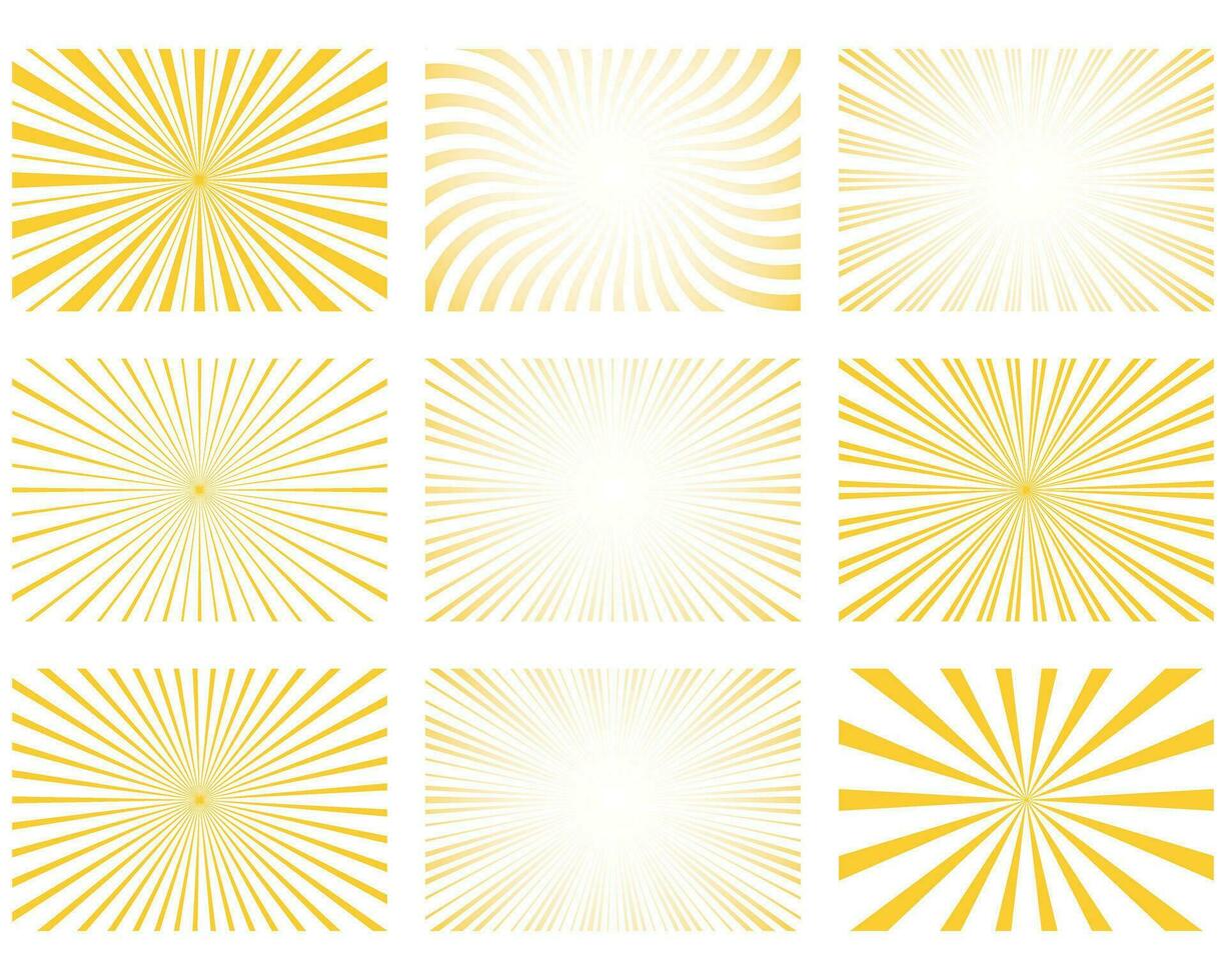 sunburst stock illustration solstråle, Sol, lins blossa vektor