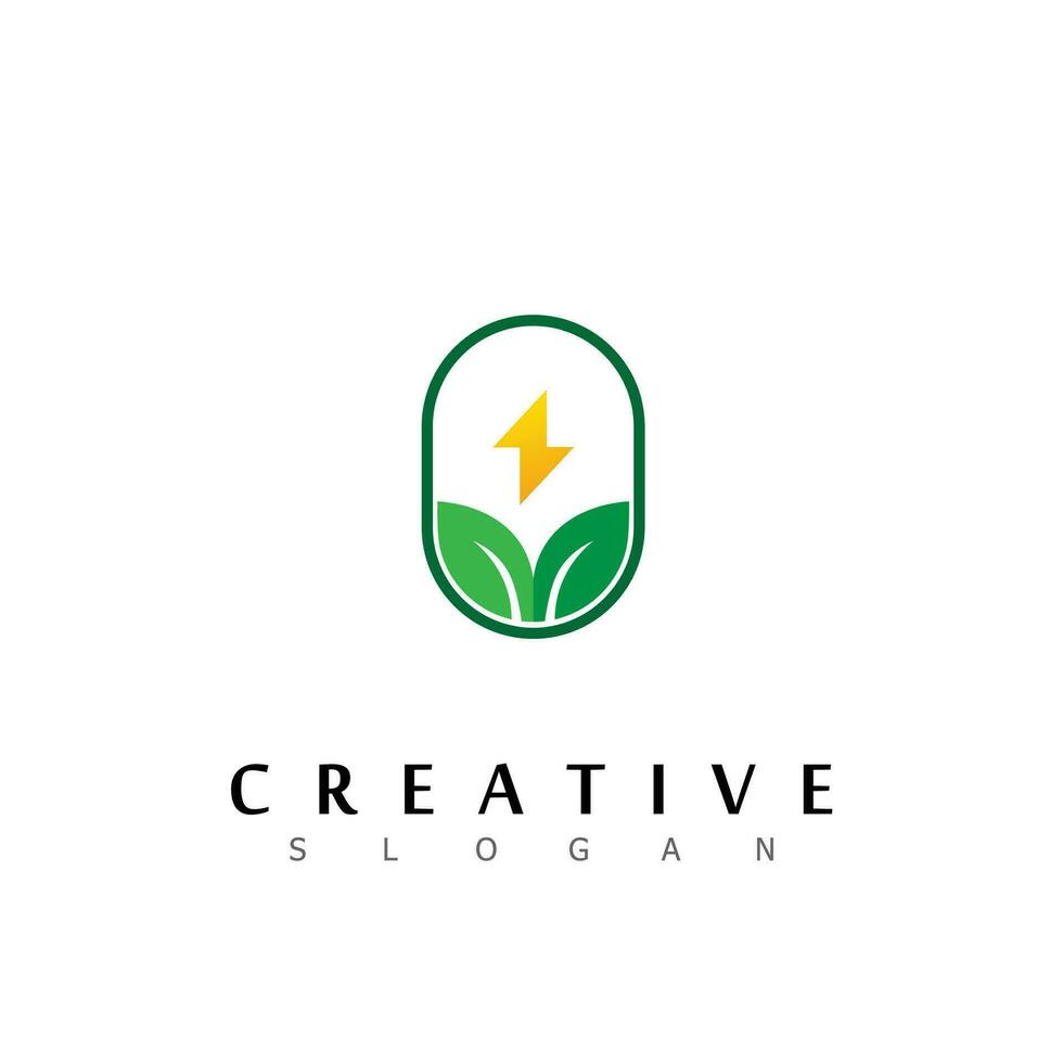 Natur Logo Design Wachstum Öko Grün bio organisch vektor
