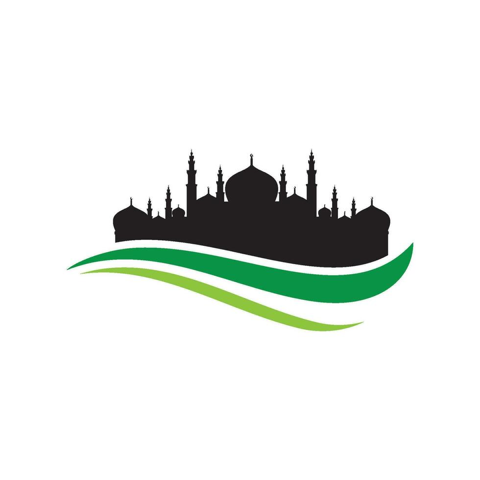 Moschee muslimische Symbol Vektor Illustration