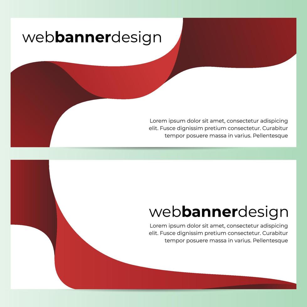 Vektor abstrakte Banner-Design-Web-Vorlage