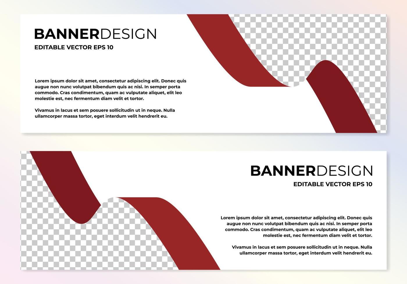 Vektor abstrakte Banner-Design-Web-Vorlage