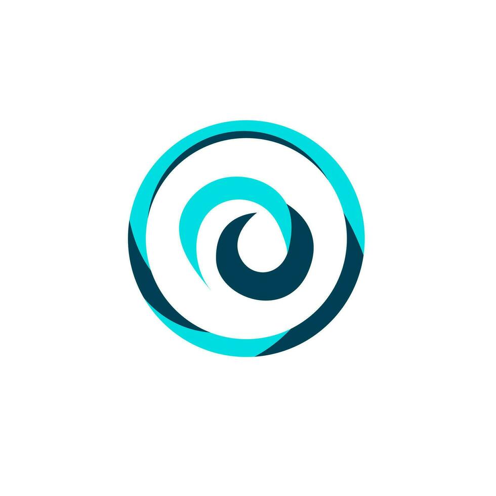 Technologie Unternehmen Logo einfach und minimalistisch vektor