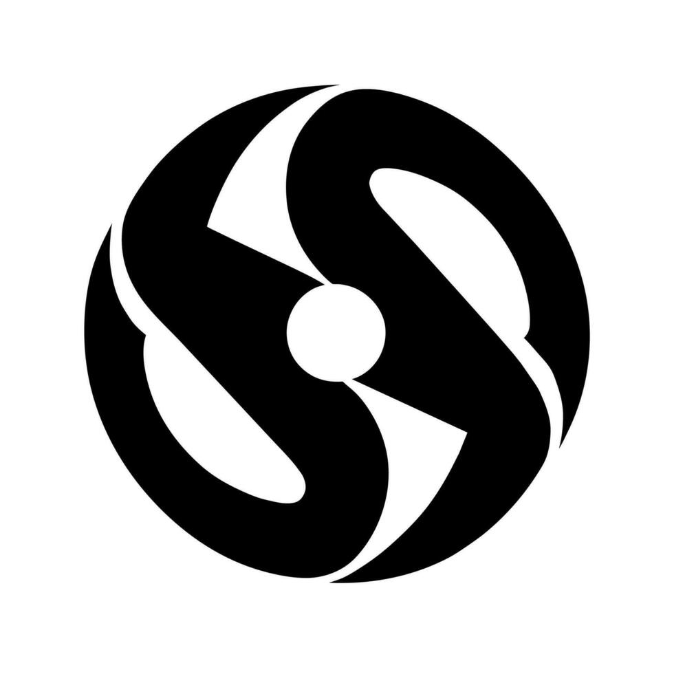 Logo von ein kreisförmig gestalten vektor