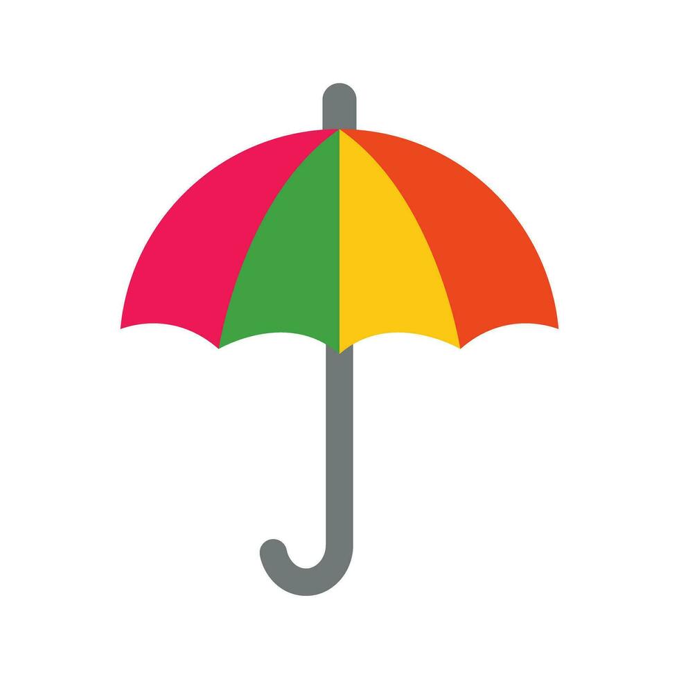 Regenschirm Vektor eben Symbol zum persönlich und kommerziell verwenden.