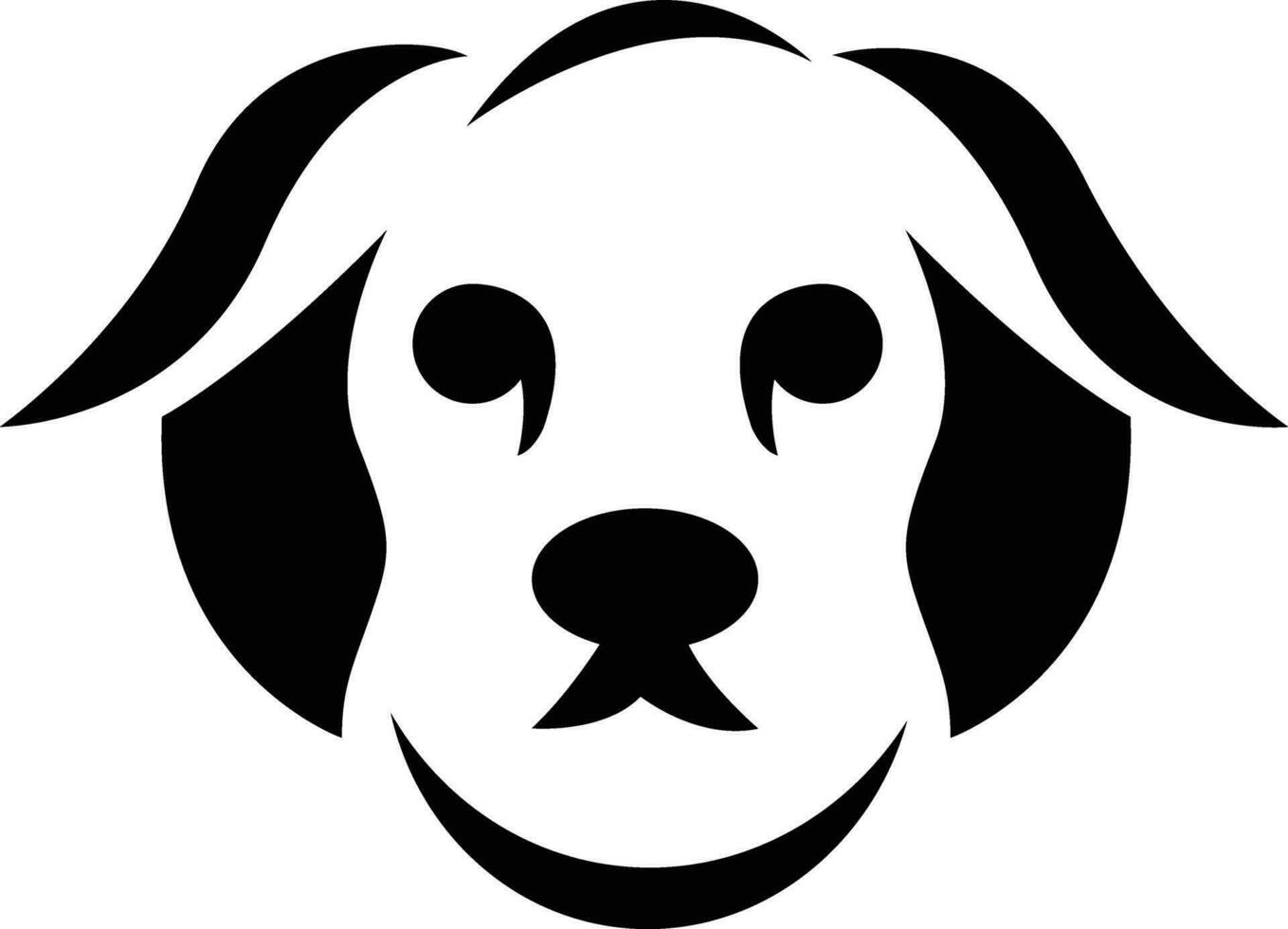 hund logotyp begrepp vektor