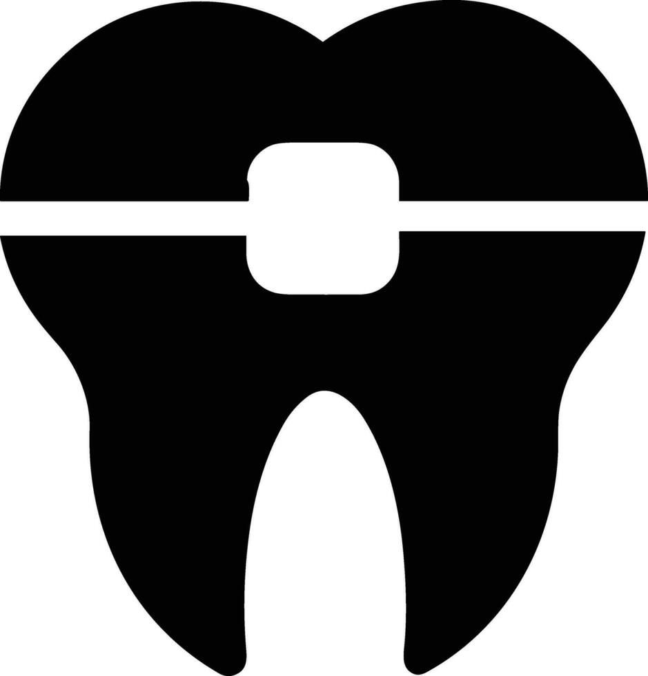 Zahn Zahnarzt Symbol Symbol Bild Vektor. Illustration von das Dental Medizin Symbol Design Grafik Bild vektor