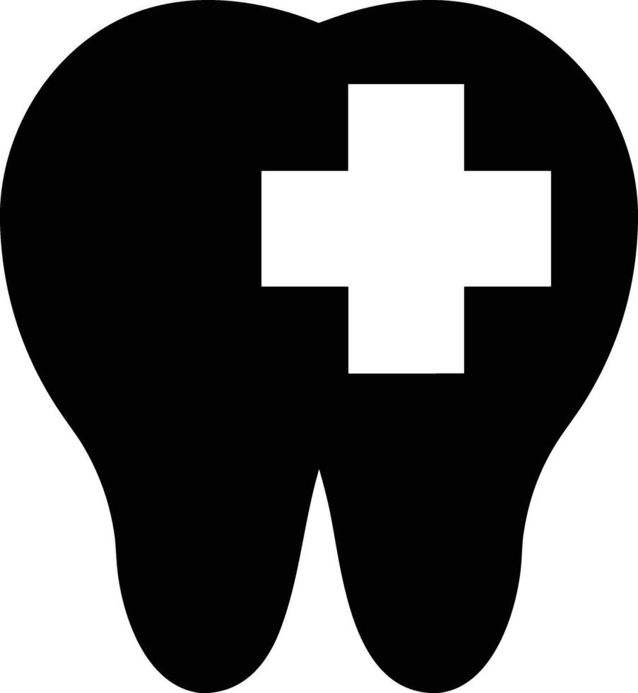 Zahn Zahnarzt Symbol Symbol Bild Vektor. Illustration von das Dental Medizin Symbol Design Grafik Bild vektor