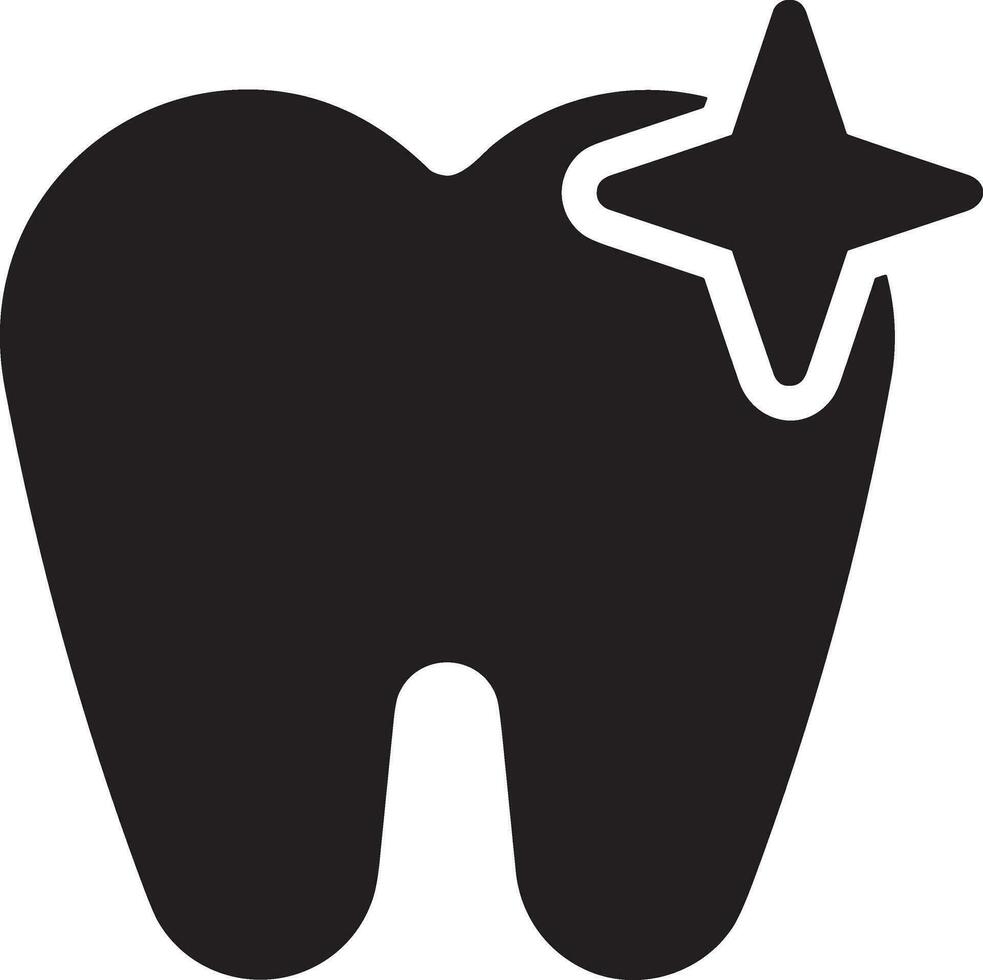 Zahn Zahnarzt Symbol Symbol Bild Vektor. Illustration von das Dental Medizin Symbol Design Grafik Bild vektor