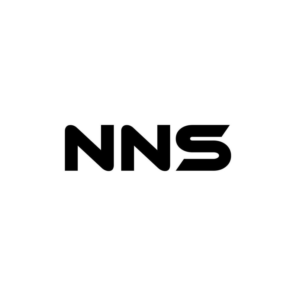 nns brev logotyp design, inspiration för en unik identitet. modern elegans och kreativ design. vattenmärke din Framgång med de slående detta logotyp. vektor