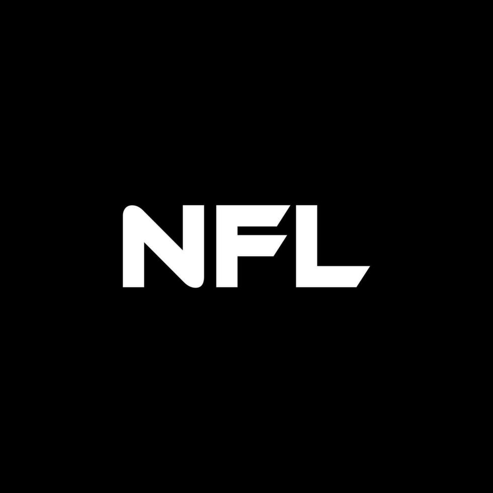 nfl brev logotyp design, inspiration för en unik identitet. modern elegans och kreativ design. vattenmärke din Framgång med de slående detta logotyp. vektor