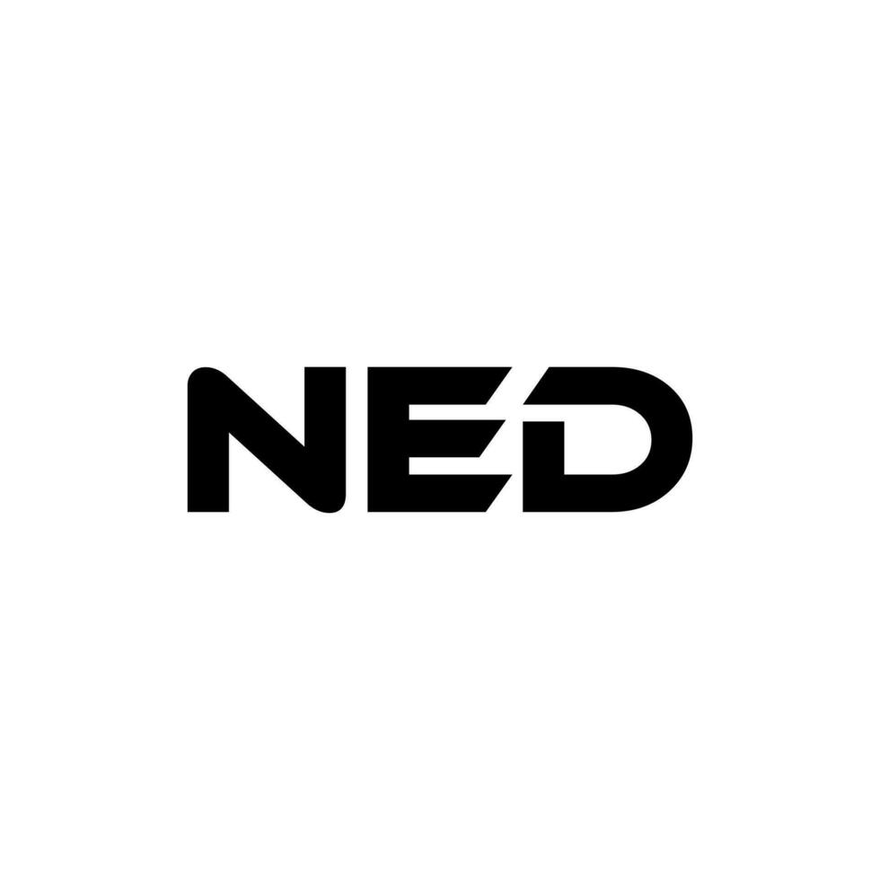 ned Brief Logo Design, Inspiration zum ein einzigartig Identität. modern Eleganz und kreativ Design. Wasserzeichen Ihre Erfolg mit das auffällig diese Logo. vektor