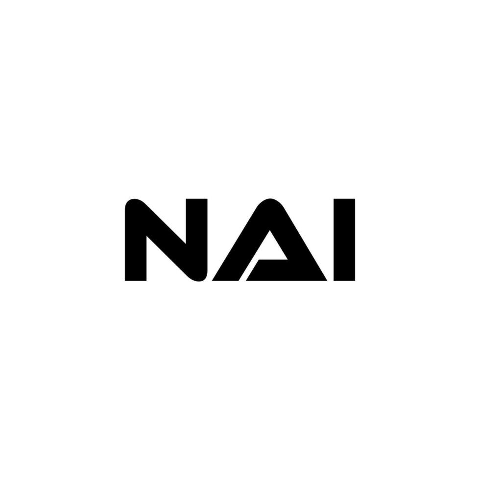 nai Brief Logo Design, Inspiration zum ein einzigartig Identität. modern Eleganz und kreativ Design. Wasserzeichen Ihre Erfolg mit das auffällig diese Logo. vektor