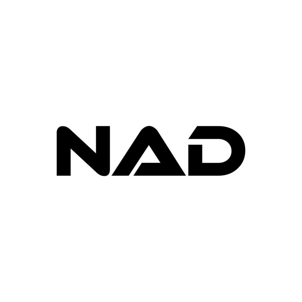 nad brev logotyp design, inspiration för en unik identitet. modern elegans och kreativ design. vattenmärke din Framgång med de slående detta logotyp. vektor