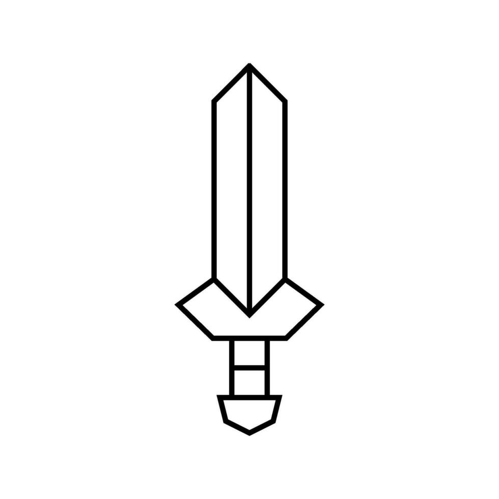 vapen leksak bebis linje ikon vektor illustration