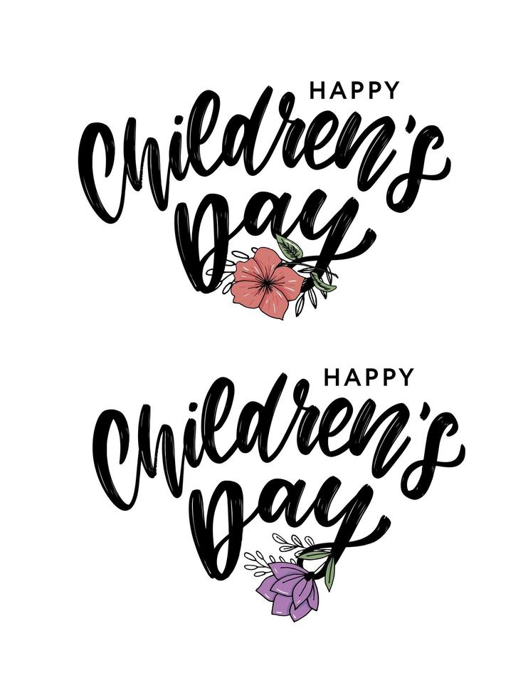 barns dag vektor bakgrund. Grattis för barnens dag. glad barns dag inskrift.