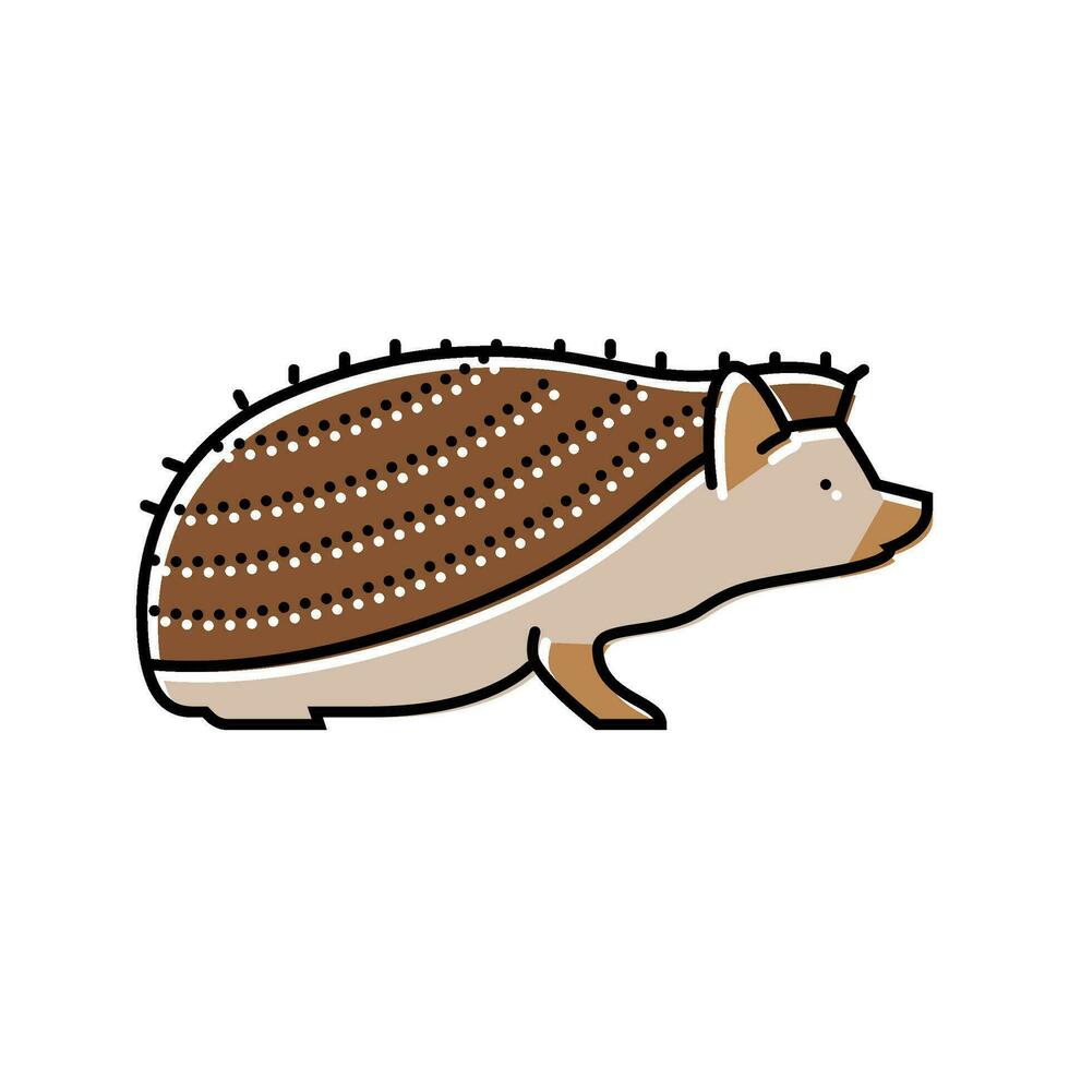 Igel Herbst Herbst Jahreszeit Farbe Symbol Vektor Illustration