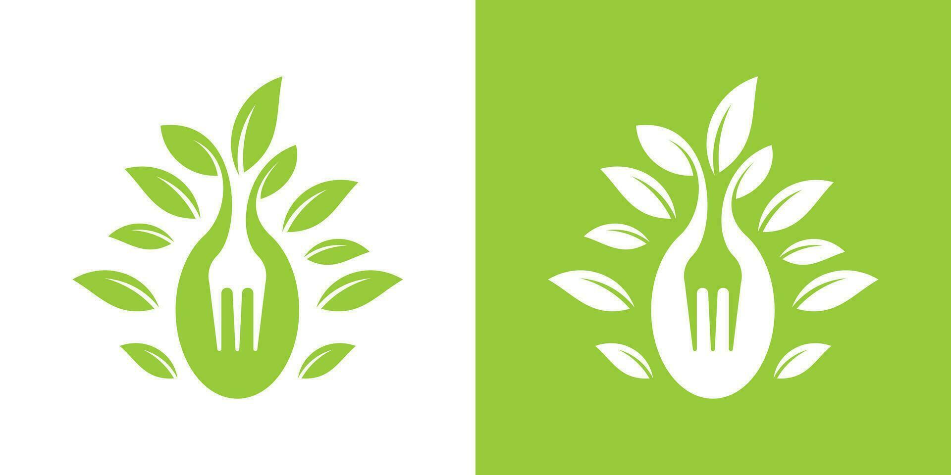 Logo Design Gesundheit Essen Symbol Vektor Element Inspiration