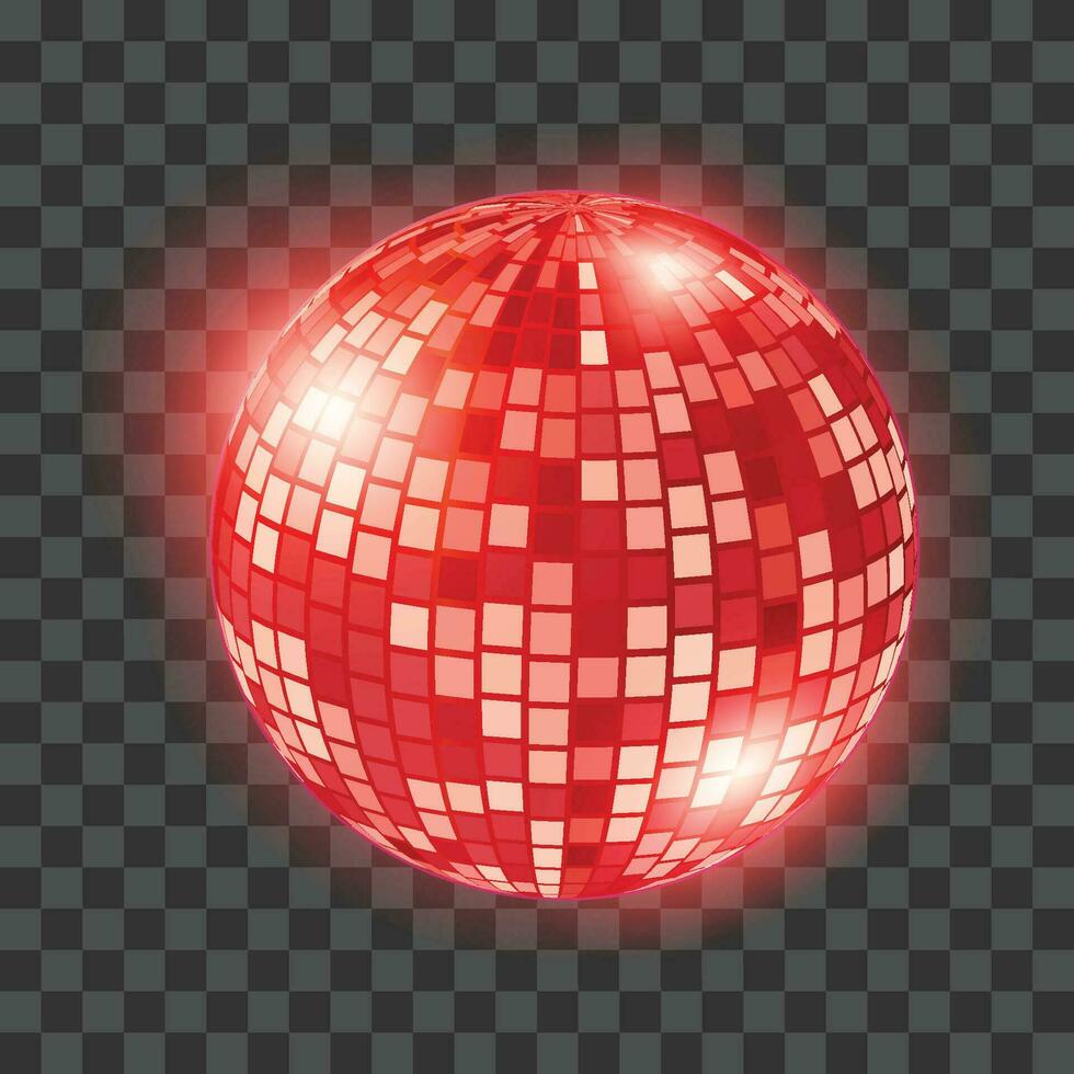 2 vektor disko boll. klubb sfär, reflexion skinande, dansa underhållning