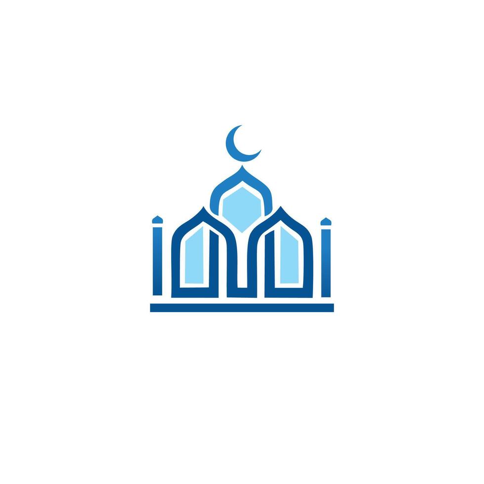 islamisch Logo Vorlage, Band islamisch Kuppel Palast Logo Design Vorlage. Luxus Gold Turm, Kuppel, Moschee Logo Ideen. Inspiration Logo Design. Vorlage Vektor Illustration.