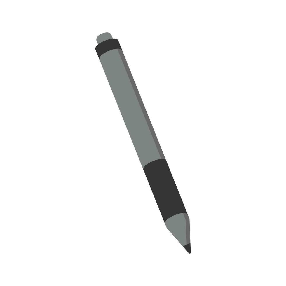 Vektor schwarz Stift isoliert auf Weiß Hintergrund Vektor Geschäft Symbol