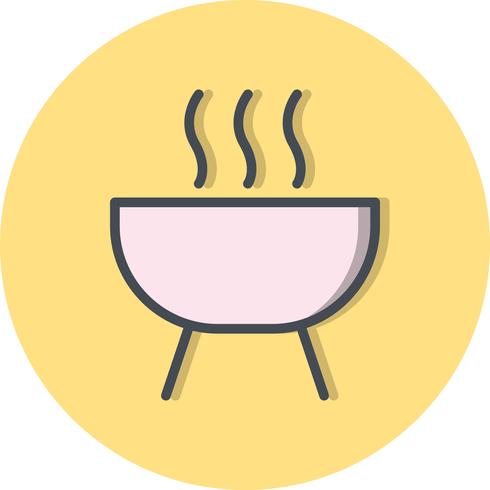 Barbecue-Vektor-Symbol vektor
