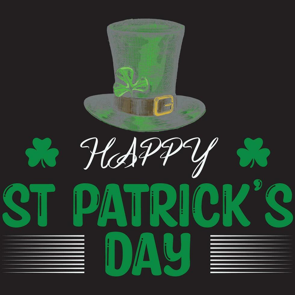 st Patricks dag t-shirt design vektor