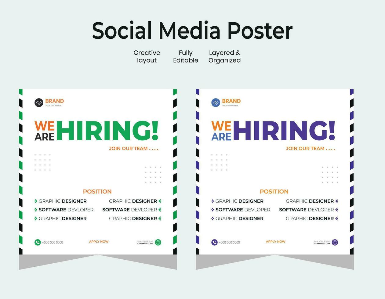 Job freie Stelle Design Poster. wir sind Einstellung Post Futter auf Platz Design. öffnen Rekrutierung regional Der Umsatz Manager Design Vorlage. Sozial Medien finden ein Job Layout vektor