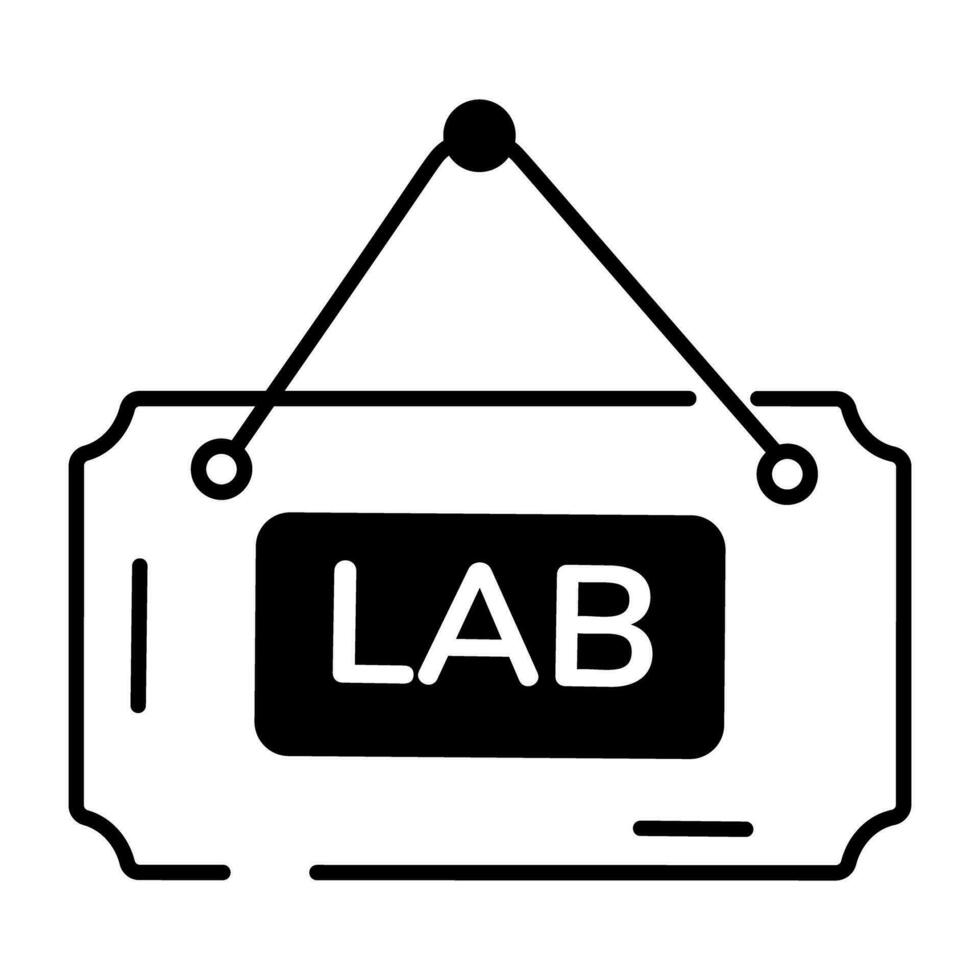 biologisch Forschung linear Symbol vektor